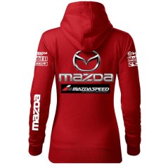 Autóipari Női Kapucnis Mazda - Piros