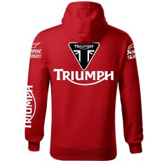 Męska bluza motocyklowa Triumph - czerwona