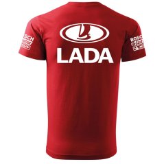 T-shirt Męski Lada - Czerwone