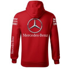 Męska bluza samochodowa Mercedes Benz - Czerwony