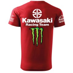 T-shirt Męski Kawasaki - Czerwone