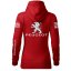 Bluza samochodowa dla kobiet Peugeot - czerwona - Rozmiar: S