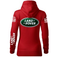 Bluza samochodowa dla kobiet Land Rover - czerwona