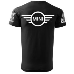 T-shirt Męski Mini Cooper - Czarny