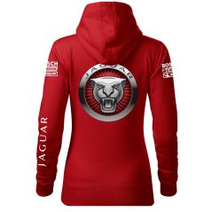 Bluza samochodowa dla kobiet Jaguar 2 - czerwona
