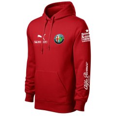 Męska bluza samochodowa Alfa Romeo - Czerwony