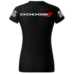 Női Póló Dodge - Fekete