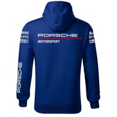 Autóipari Férfi Kapucnis Porsche - Kék