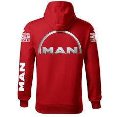 Męska bluza samochodowa Man - Czerwony