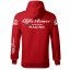 Autóipari Férfi Kapucnis Alfa Romeo - Piros - Méret: 2XL