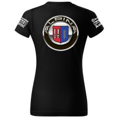 Női Póló Alpina - Fekete