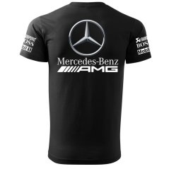 T-shirt Męski Mercedes AMG - Czarny