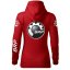 Damska bluza motocyklowa BRP - czerwona - Rozmiar: 2XL
