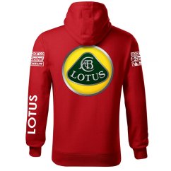 Autóipari Férfi Kapucnis Lotus - Piros