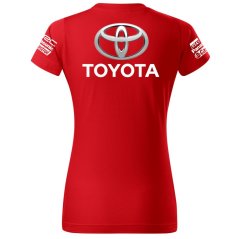 Női Póló Toyota - Piros