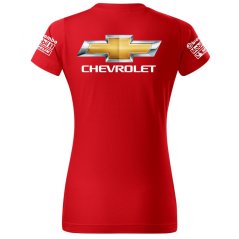 Koszulka Damska Chevrolet - Czerwona