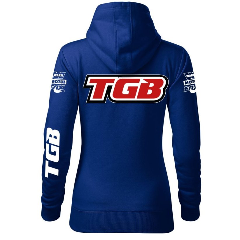 Damska bluza motocyklowa TGB - niebieski - Rozmiar: 2XL