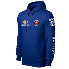 Męska bluza samochodowa Jaguar 2 - Niebieski