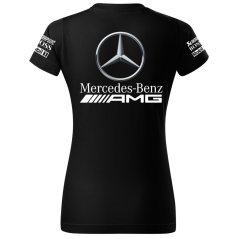 T-shirt Damski Mercedes AMG - Czarny