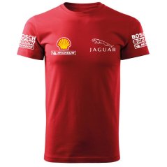 T-shirt Męski Jaguar - Czerwone