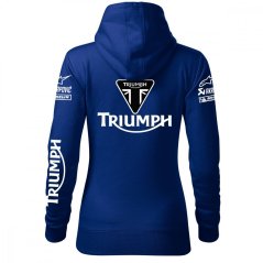 Damska bluza motocyklowa Triumph - Niebieski