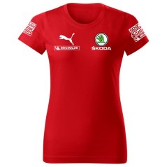Női Póló Škoda - Piros