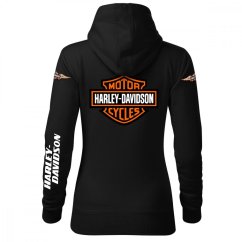 Damska bluza motocyklowa Harley-Davidson - Czarny