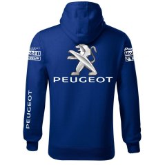 Męska bluza samochodowa Peugeot - Niebieski