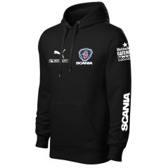 Męska bluza samochodowa Scania - Czarny