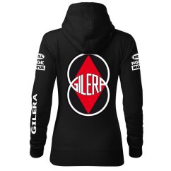 Damska bluza motocyklowa Gilera - czarny