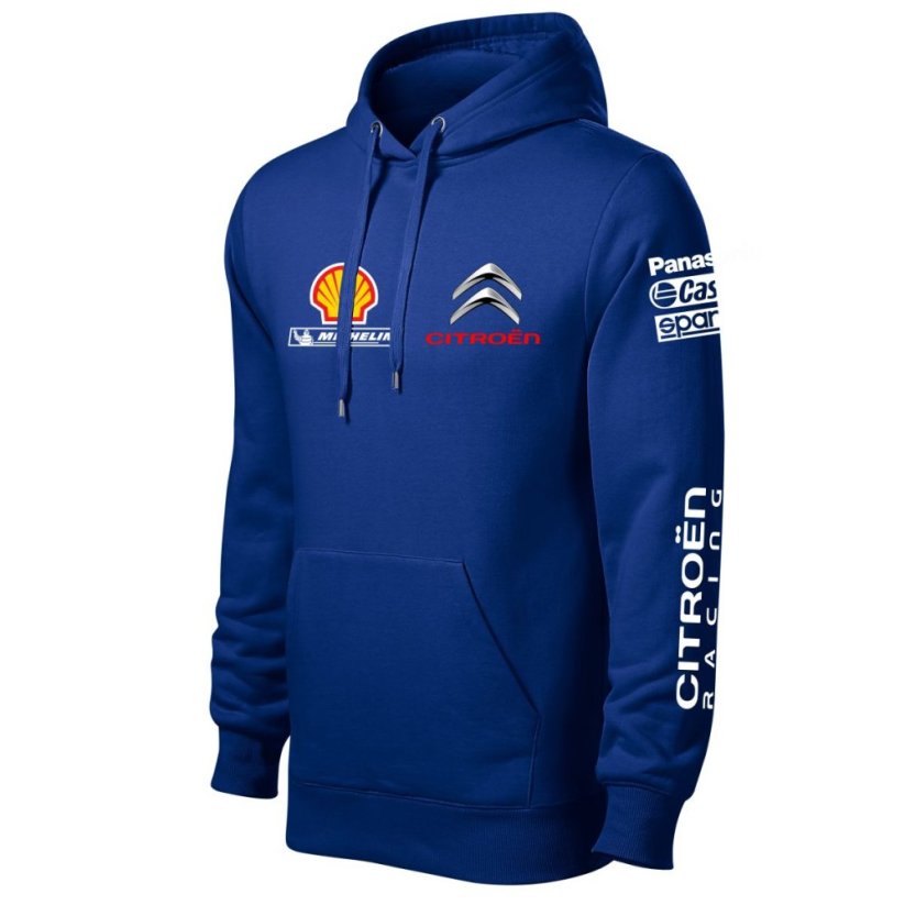 Autóipari Férfi Kapucnis Citroën - Kék - Méret: 3XL