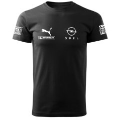T-shirt Męski Opel - Czarny
