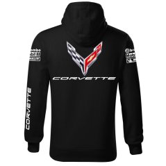 Męska bluza samochodowa Corvette - Czarny