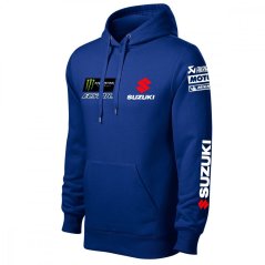 Męska bluza motocyklowa Suzuki-Moto - Niebieski
