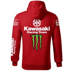 Męska bluza motocyklowa Kawasaki - Czerwony