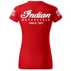 Koszulka Damska Indian Motorcycle - Czerwona