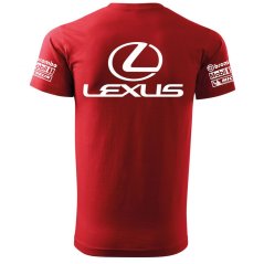 T-shirt Męski Lexus - Czerwone