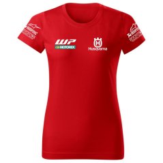 Koszulka Damska Husqvarna - Czerwona