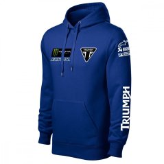 Męska bluza motocyklowa Triumph - Niebieski