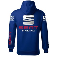 Męska bluza samochodowa Seat - Niebieski