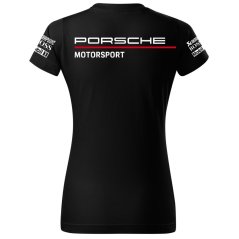 Női Póló Porsche - Fekete