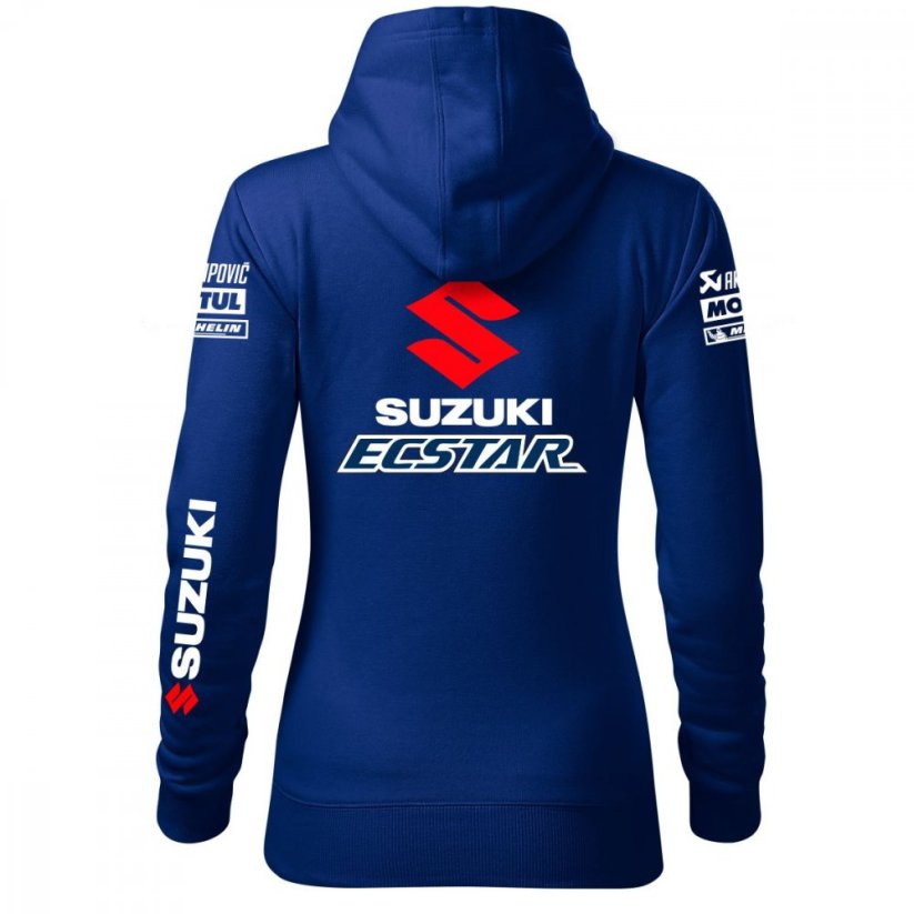 Damska bluza motocyklowa Suzuki-Moto - niebieski - Rozmiar: XL