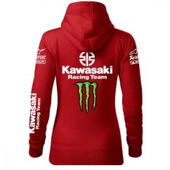 Damska bluza motocyklowa Kawasaki - Czerwony