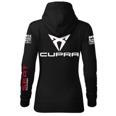Damska bluza samochodowa Seat Cupra - Czarny