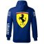 Autóipari Férfi Kapucnis Ferrari - Kék - Méret: 2XL