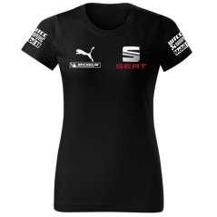 T-shirt Damski Seat - Czarny