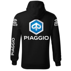 Męska bluza motocyklowa Piaggio - czarny