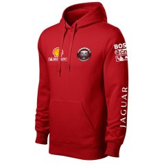 Męska bluza samochodowa Jaguar 2 - Czerwony