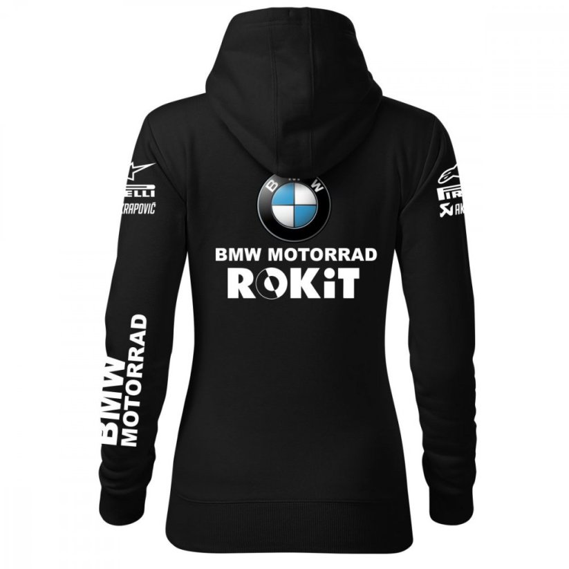 Damska bluza motocyklowa BMW Motorrad - czarna - Rozmiar: 2XL