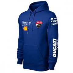 Męska bluza motocyklowa Ducati - niebieski